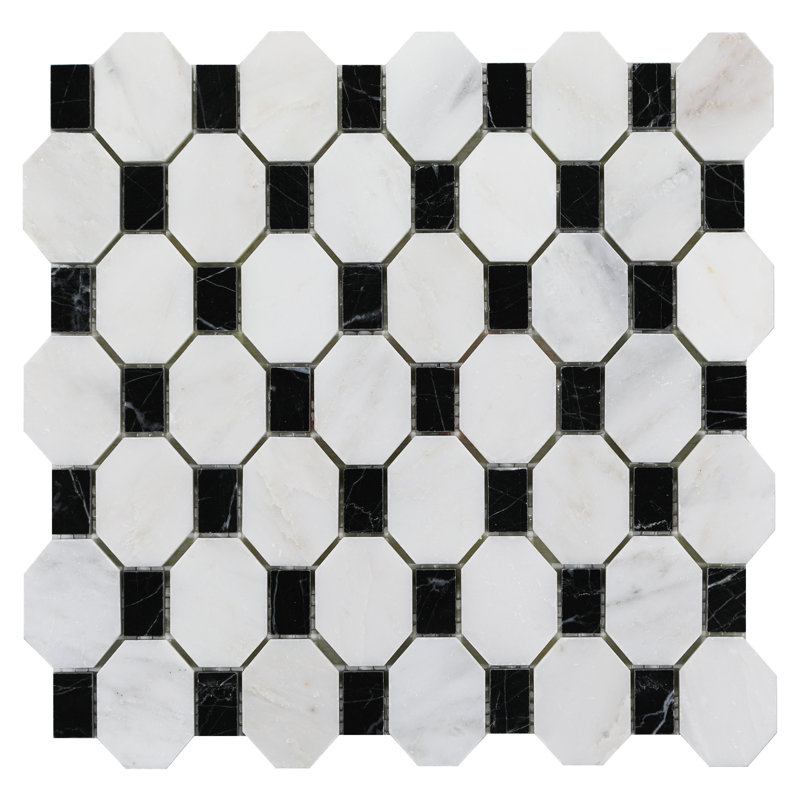 The Tile Square Natural Stone Mosaic Sheet Wall Floor Use Tile Wayfair